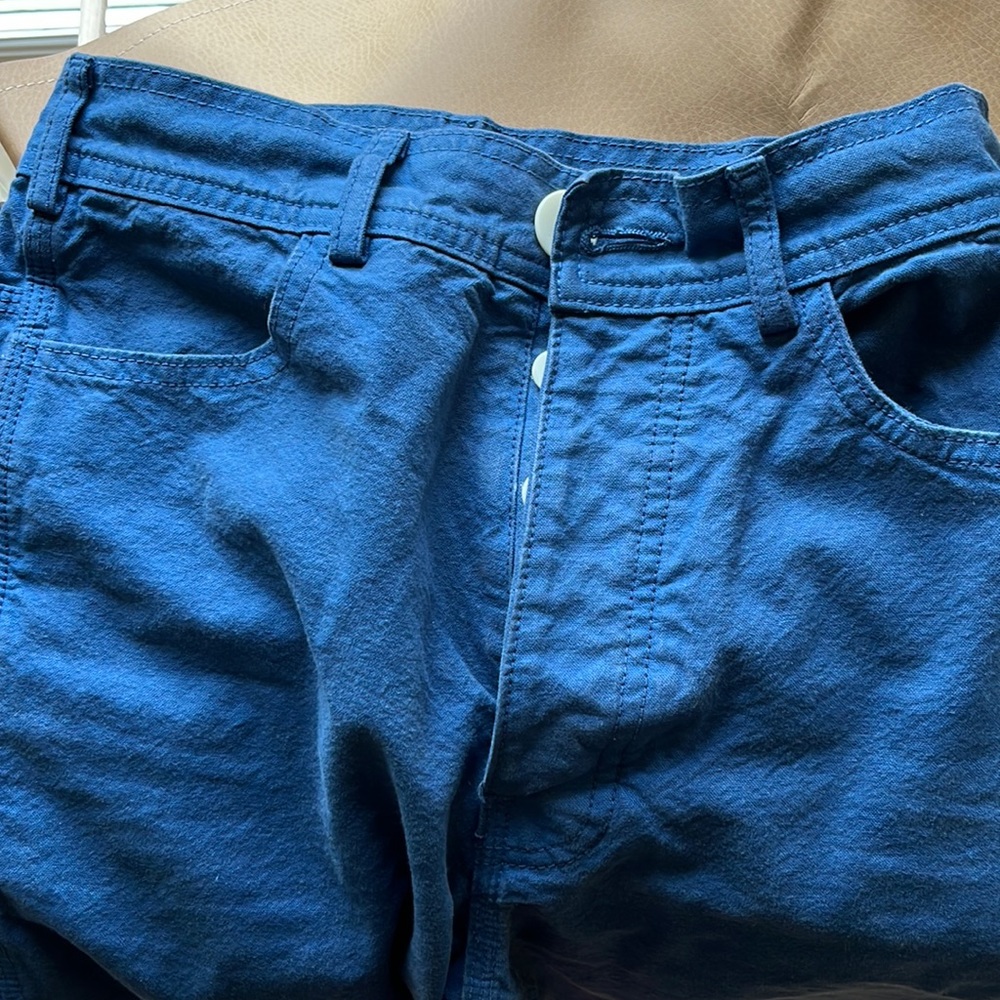 Jesse Kamm Canvas Handy Pants coastal blue 2